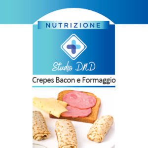 Crepes bacon e formaggio Chetogenico e iperproteico / Keto