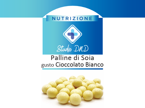 Palline di Soia al Cioccolato Bianco Chetogenico e iperproteico / Keto