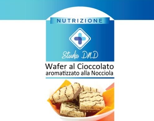 Wafer Cioccolato Aromatizzato Nocciola Chetogenico e iperproteico / Keto