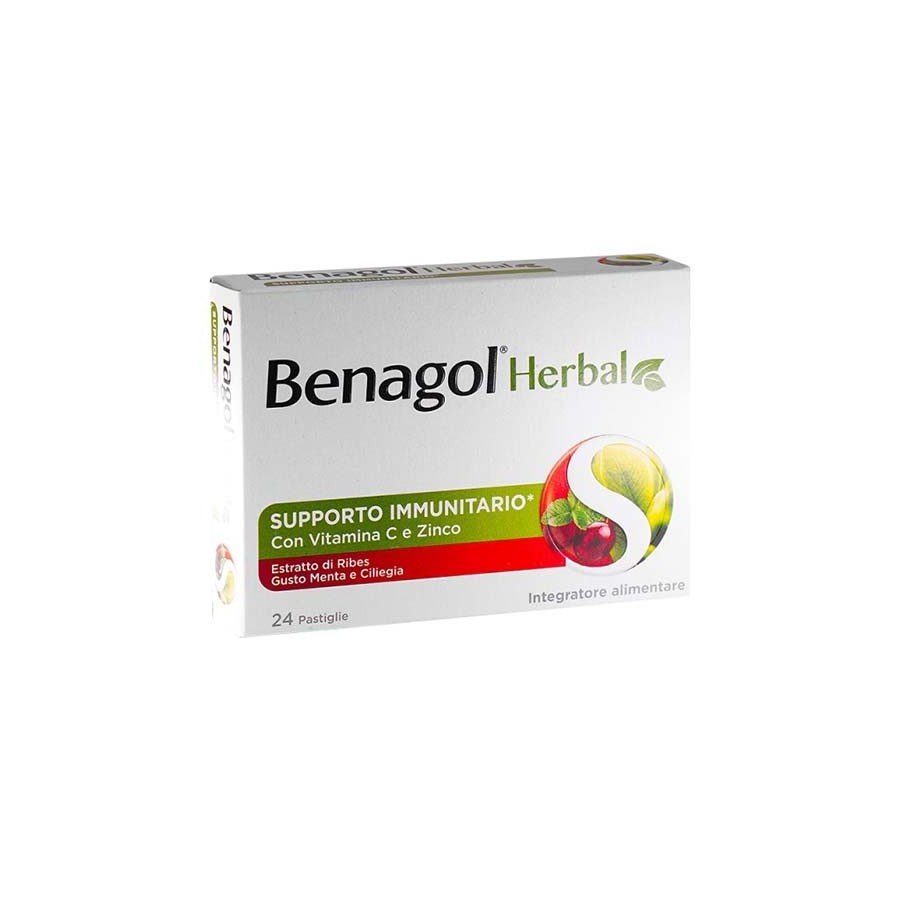 Benagol Herbal Menta e ciliegia