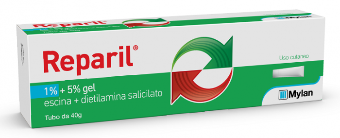 Reparil 1%+5% gel 40g