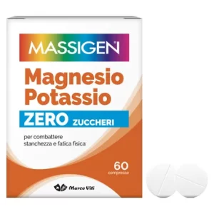 Massigen Magnesio potassio Zero zuccheri 60 compresse