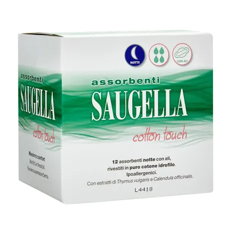Saugella cotton touch assorbenti notte
