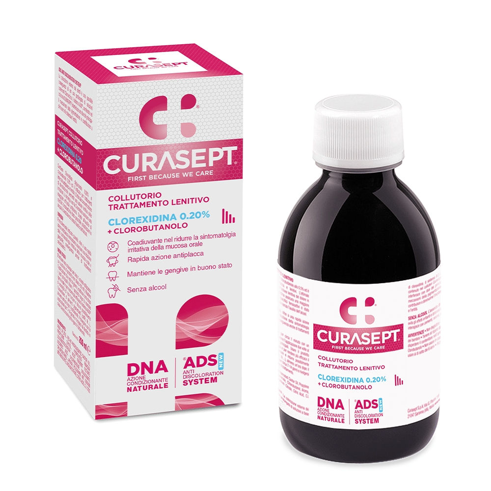 Curasept collutorio Clorexidina 0.20%+Clorobutanolo