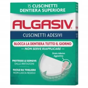 Algasiv cuscinetti adesivi dentiera superiore